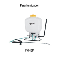 Anillo pistón completo para fumigador 15L, Pretul, 27143
