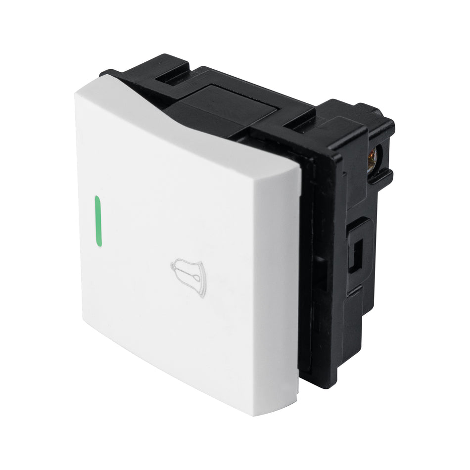 Interruptor para timbre, 1.5 módulos, línea Toledo, Basic Caja con 10, 29046