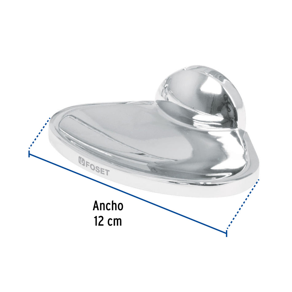 Jabonera metálica, Foset Aqua Caja con 6, 49404