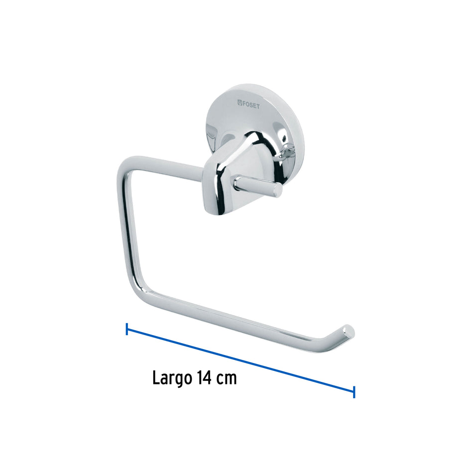 Portarrollo con soporte y barra metálicos, Foset Aqua Aqua Caja con 6, 45164