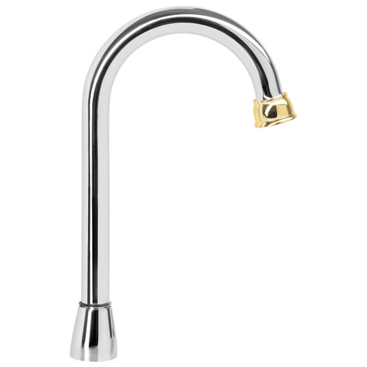 Cuello tipo bar para mezcladora de lavabo, cromo-oro, Aqua, 46723