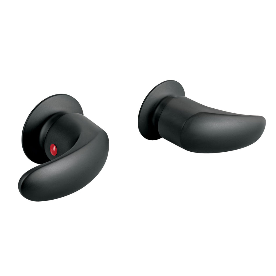 Juego de manerales de palanca para regadera, negro mate,Aqua, 49629