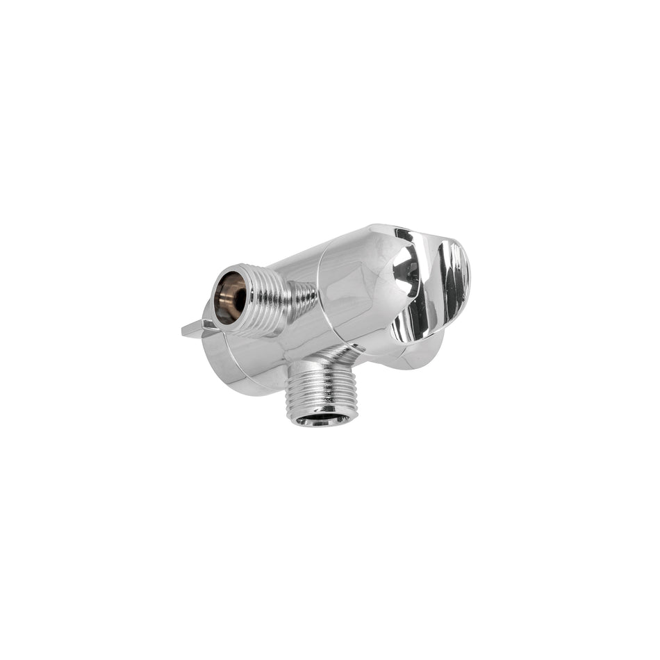Desviador de 3 vías para brazo con soporte, cromo, Riviera, 49960