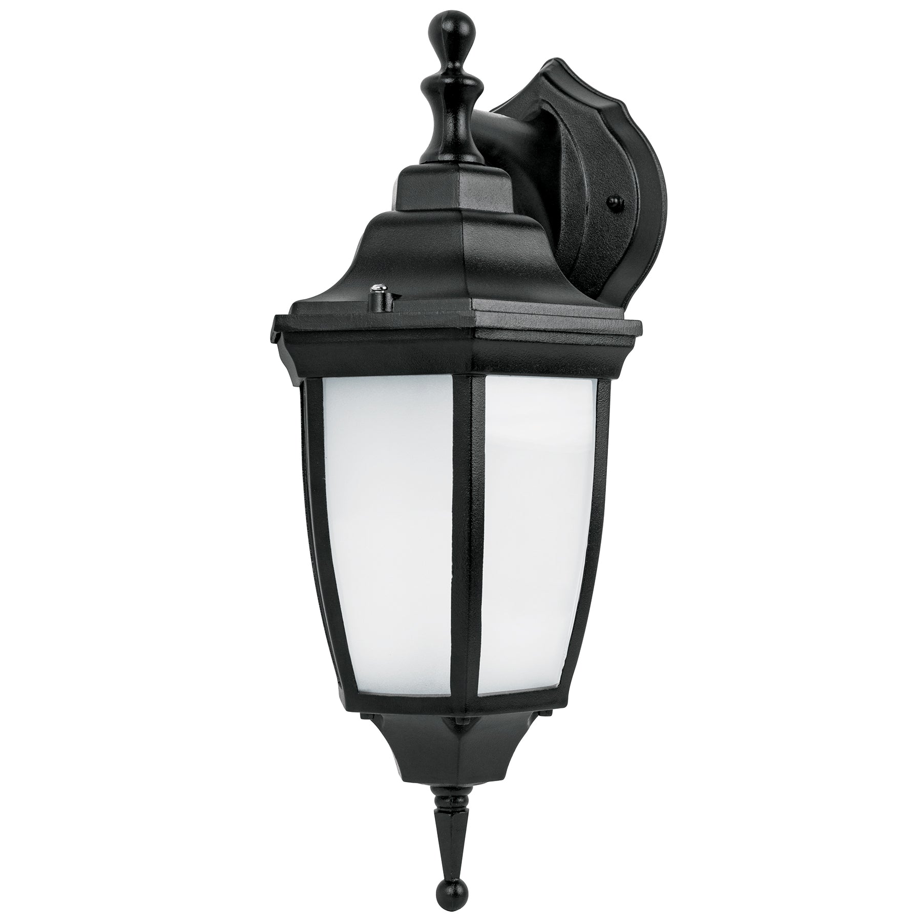 Arbotante de LED 8 W tipo farol suspendido negro, Volteck, 46342