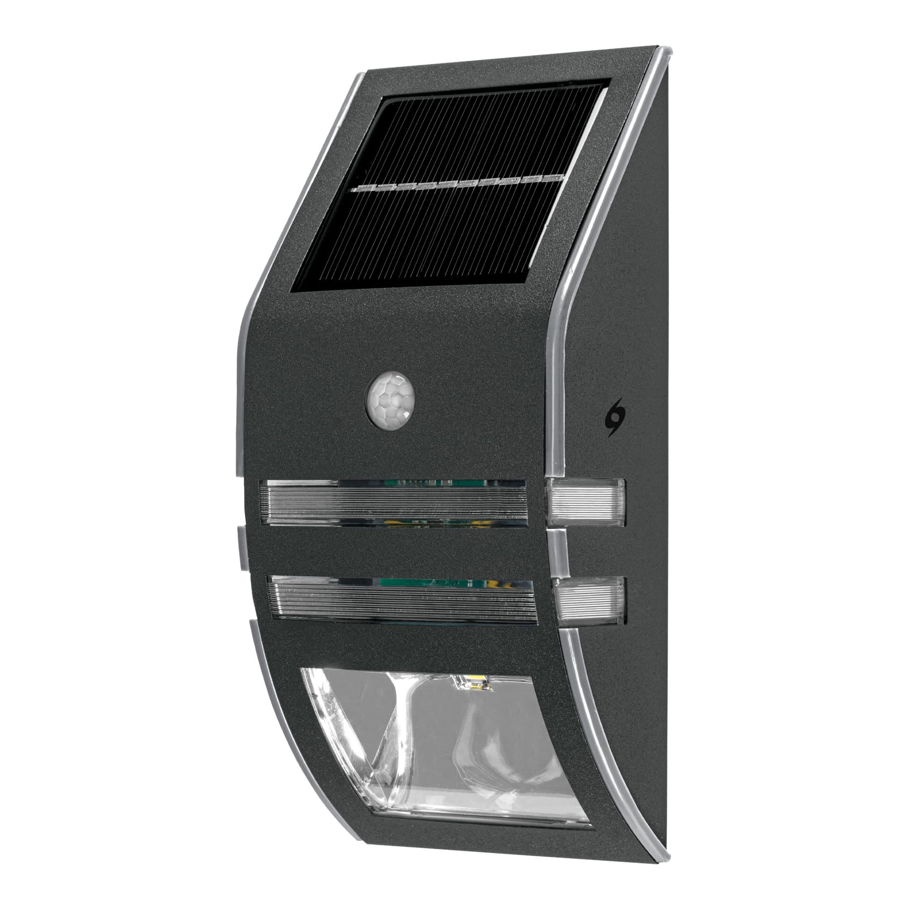 Arbotante solar LED con sensor de luz y movimiento, Volteck, 46362