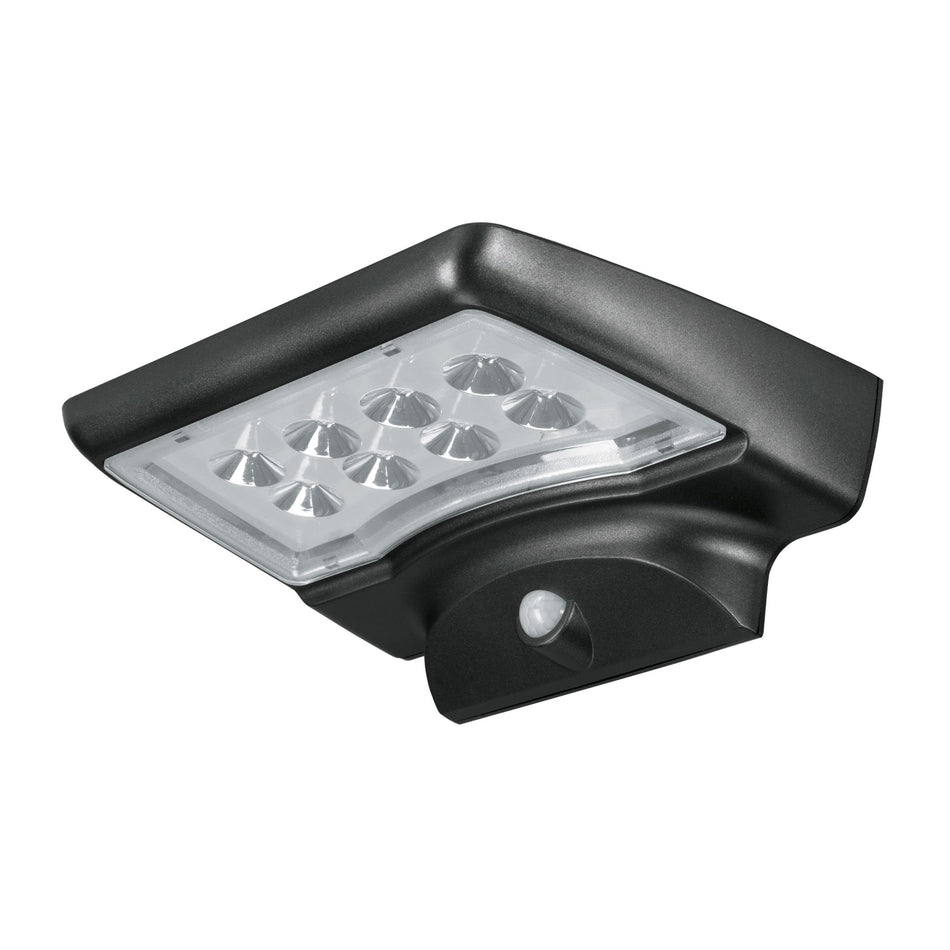 Arbotante solar LED 4 W con sensor de movimiento, Volteck Caja con 2, 49073