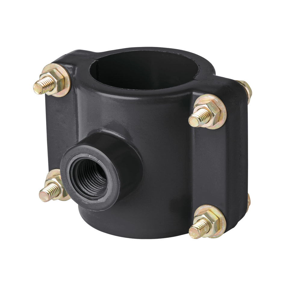 Abrazadera para toma domiciliaria PP 2' x 1/2', Foset Caja con 6, 40712