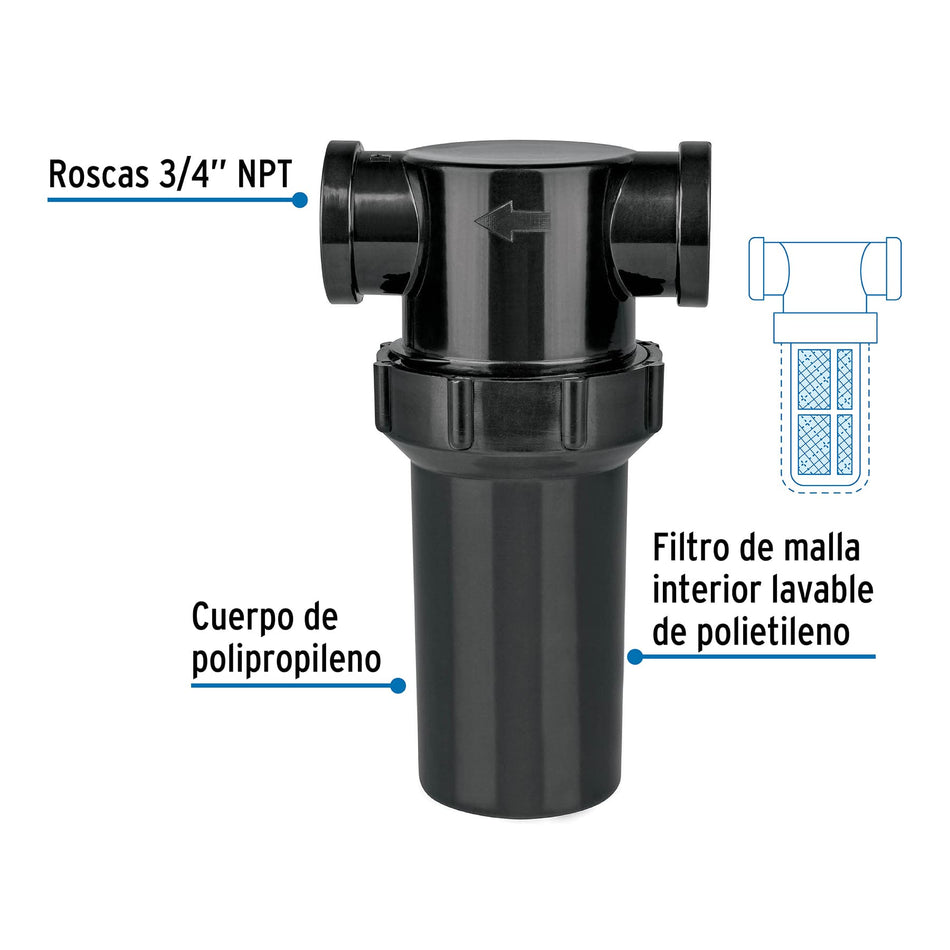 Filtro de agua para tinaco, Foset Caja con 5, 48073