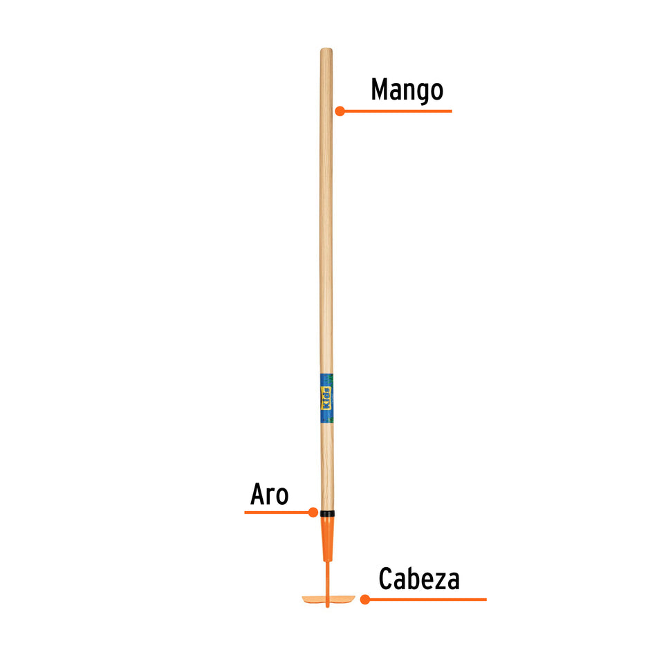 Azadón para niños con mango de 42', Truper Caja con 6, 10555