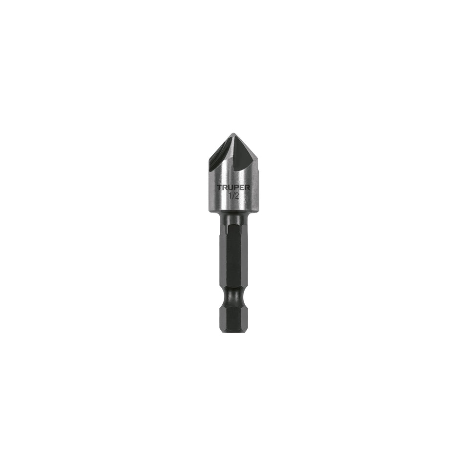 Avellanador HSS cambio rápido 1/2', Truper Caja con 4, 102380