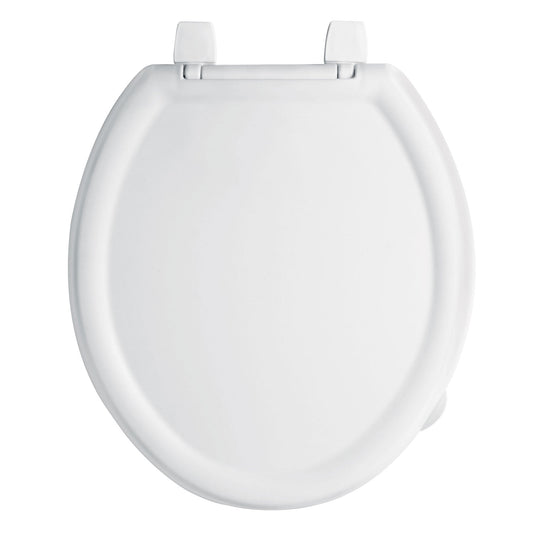 Asiento redondo ligero con tapa para WC, blanco, FOSET BASIC Caja con 5, 49902