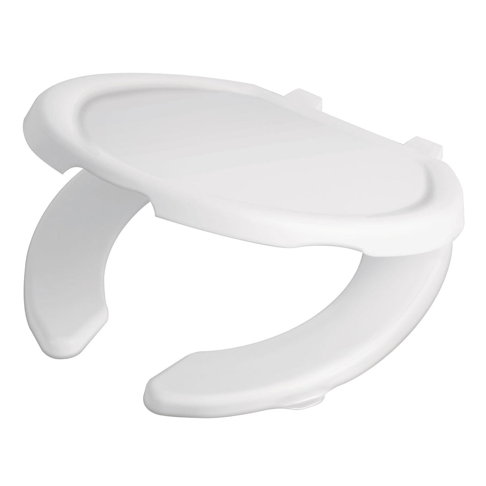 Asiento redondo ligero con tapa para WC, blanco, FOSET BASIC Caja con 5, 49902