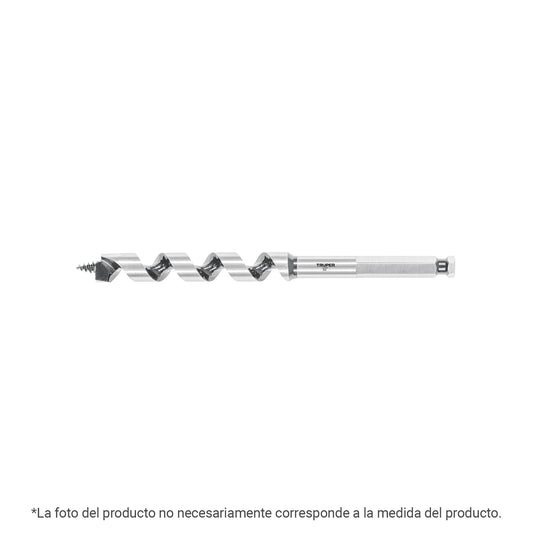 Broca auger tipo berbiquí 5/8' X 6', TRUPER Caja con 3, 104061