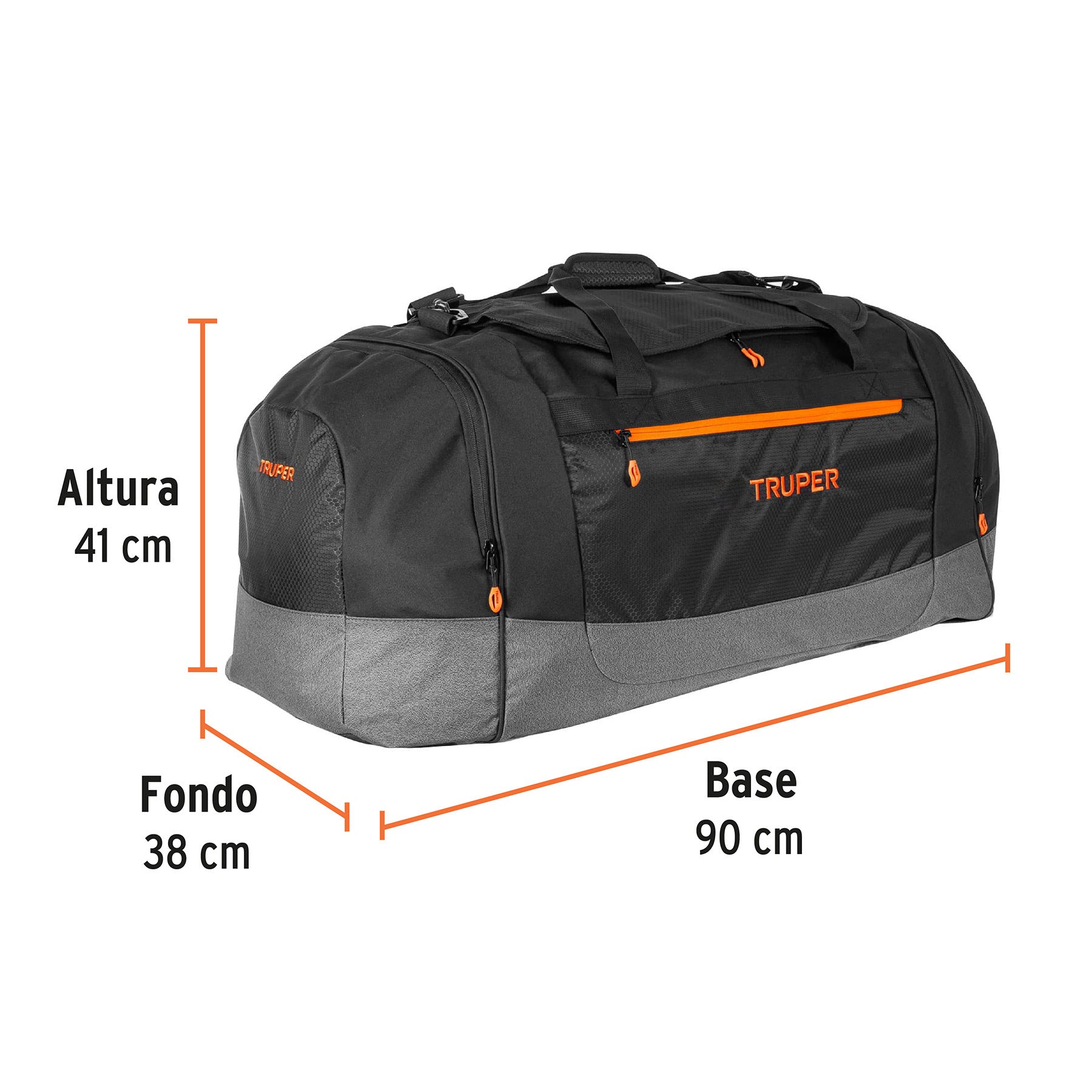 Maleta deportiva de 90 cm, Truper, 61018