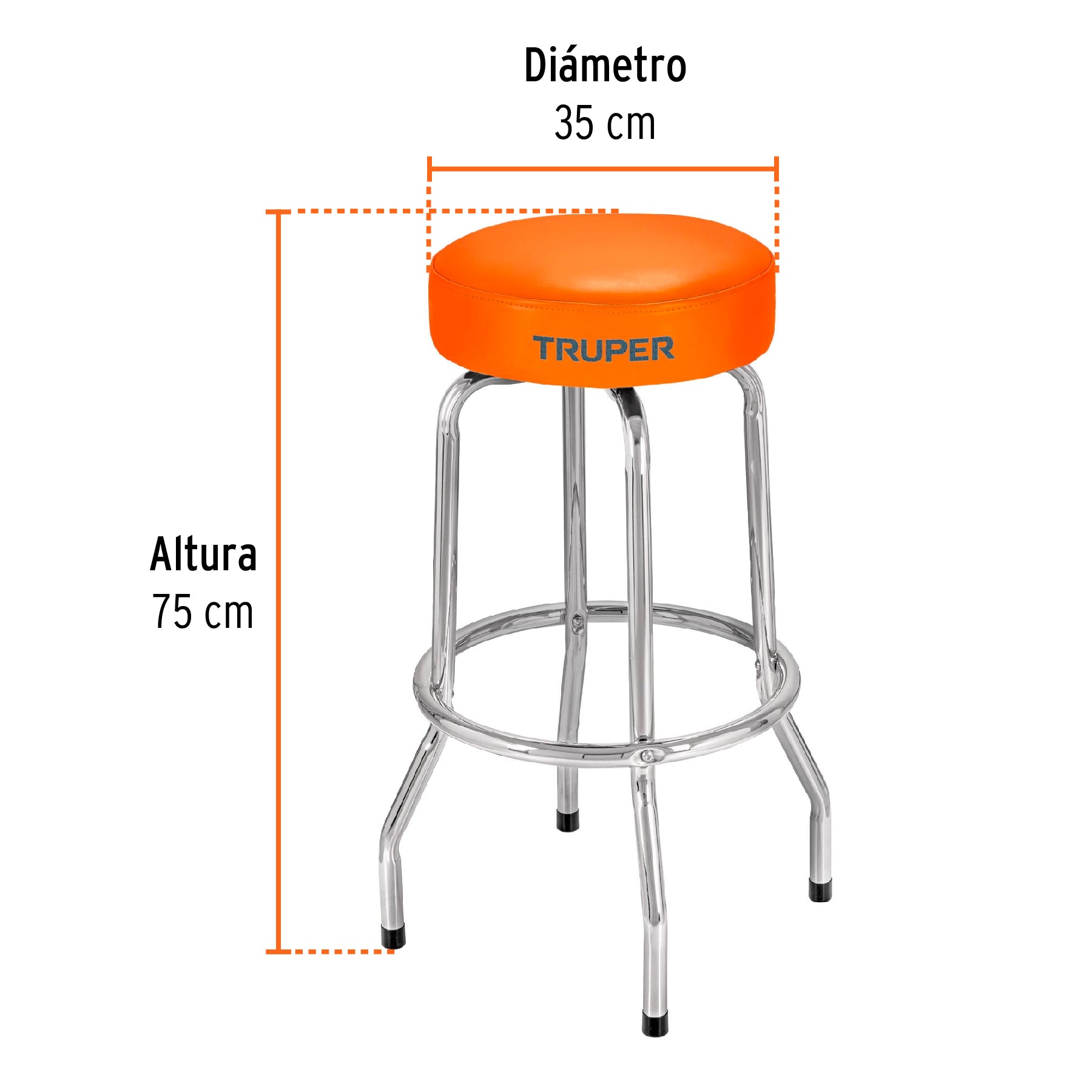 Banco metálico Truper, 51574