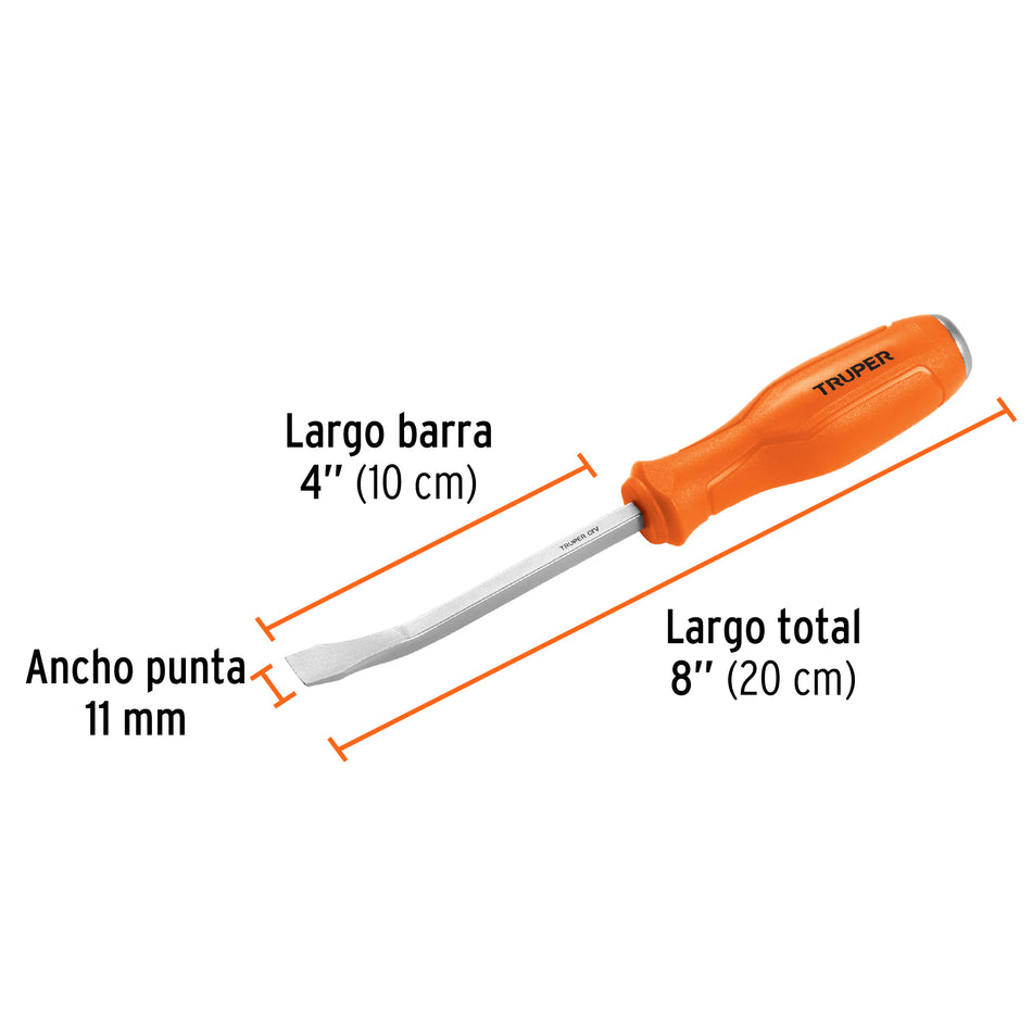 Barra de palanca de 8', Truper Caja con 6, 101048