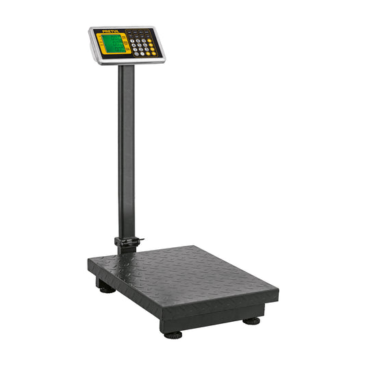 Báscula electrónica de plataforma, plegable, 200 kg. Pretul, 28462