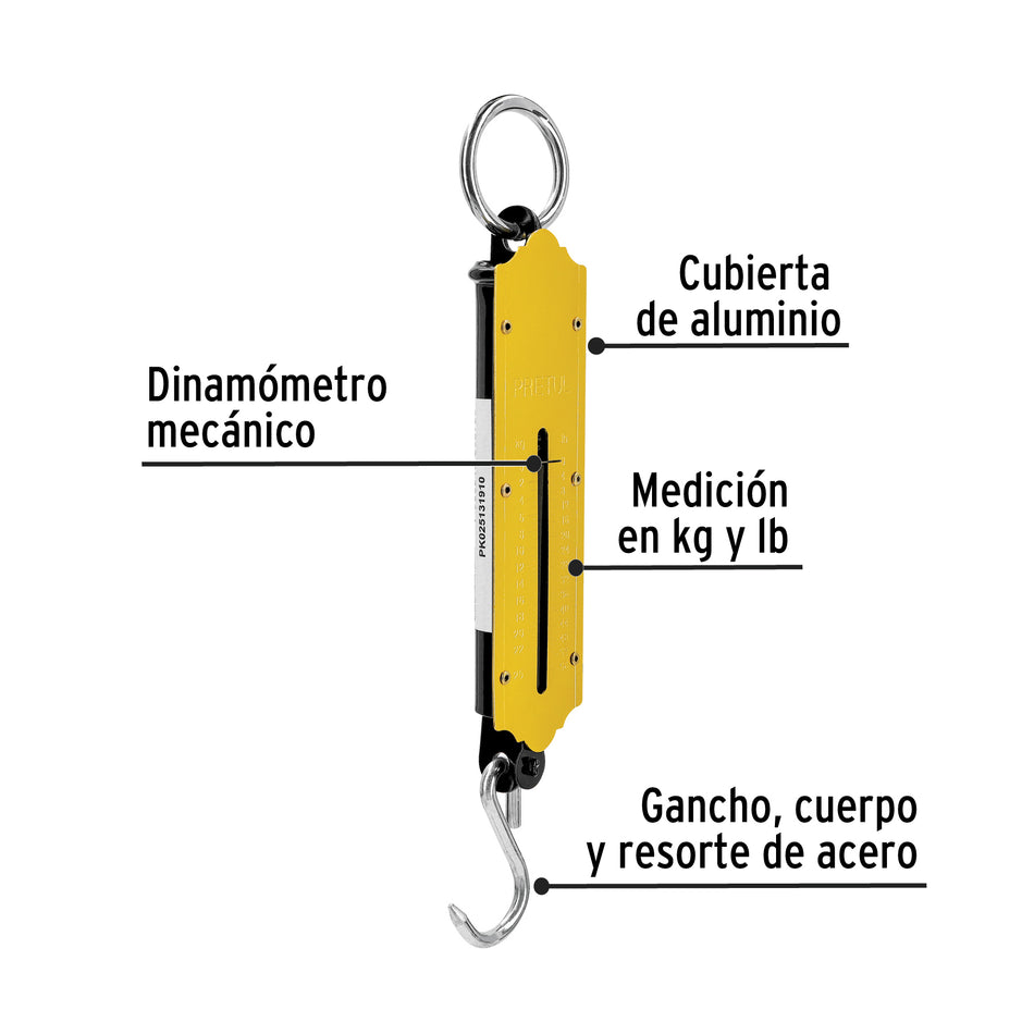 Báscula capacidad 25 kg romana de resorte, Pretul Caja con 6, 21253