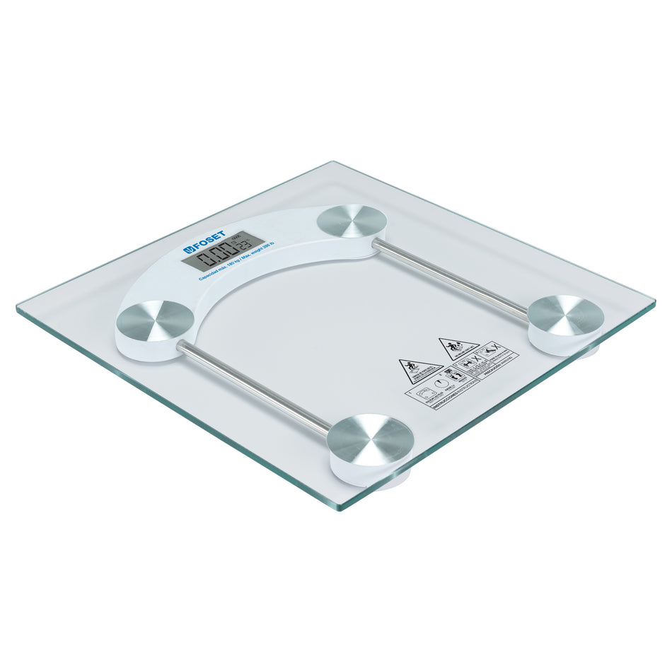 Báscula digital 180kg para baño, Foset Caja con 2, 48526