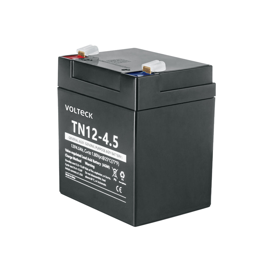 Batería sellada de ácido-plomo 12 Vcc 4.5 Ah, VOLTECK, 45338