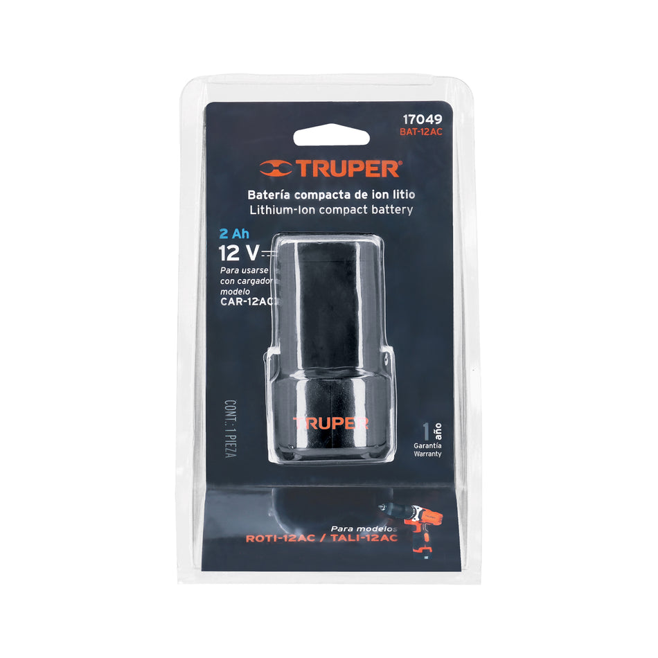 Batería ion litio, 12V, para ROTI-12AC y TALI-12AC, 17049