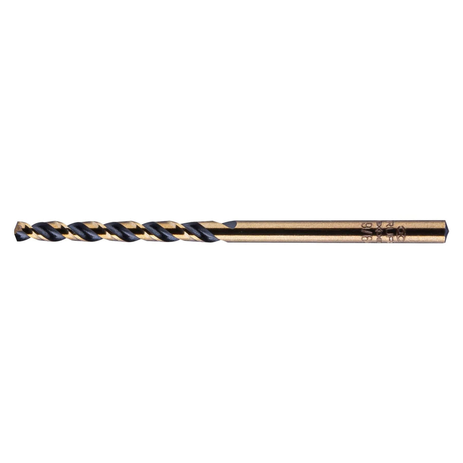 Broca HSS 9/64' Trugold para metal, Truper Expert Caja con 10, 11120