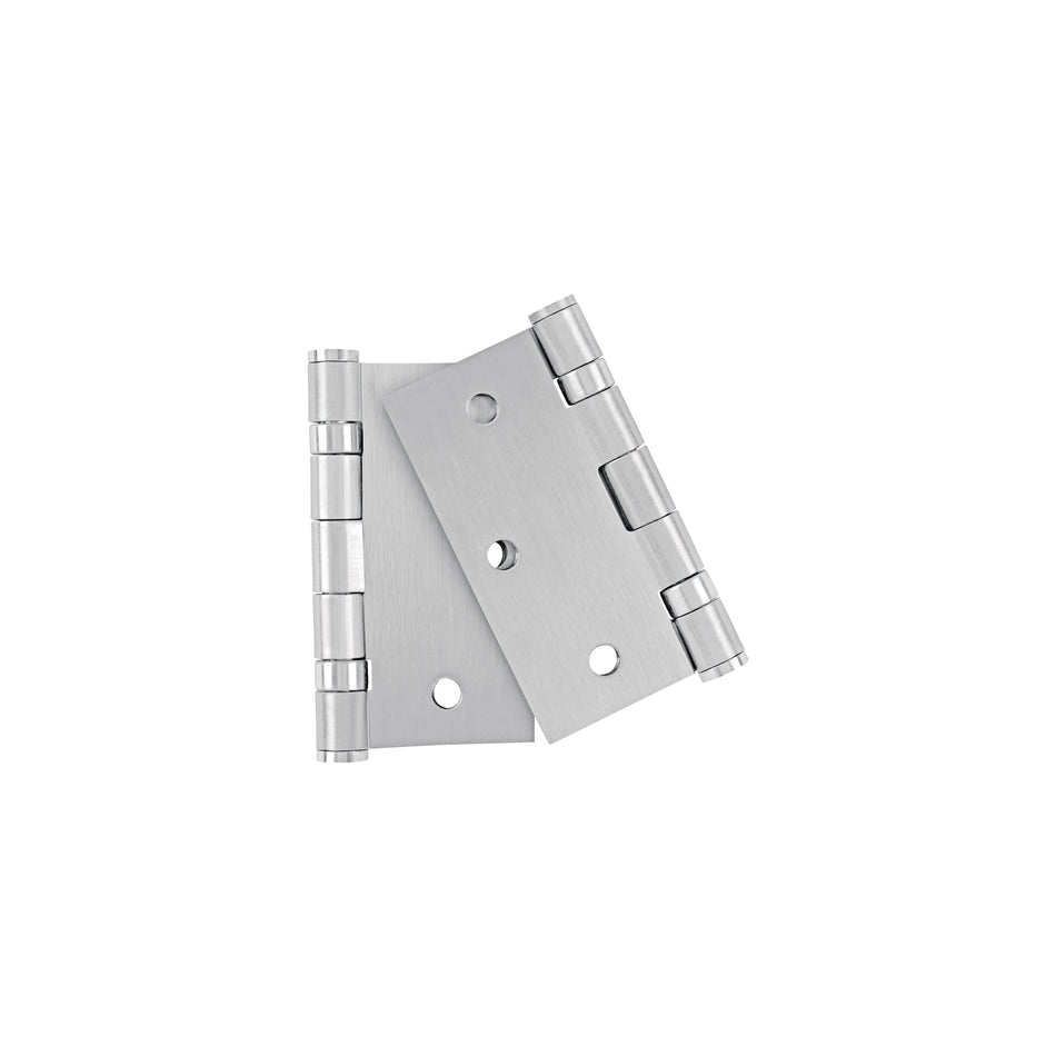 Bolsa c/2 bisagras cuadradas de 3' acero inox, plana Caja con 6, 49738