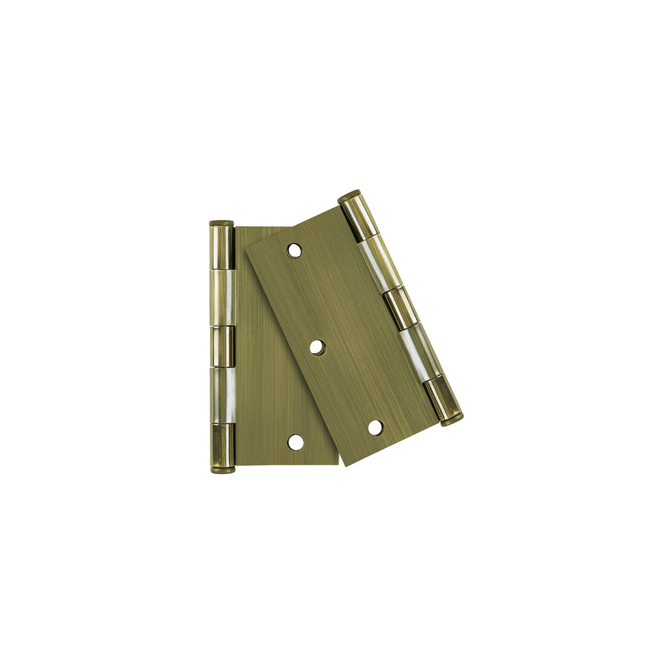 Bolsa con 2 bisagras cuadradas 3-1/2', acero antiguo, BASIC Caja con 6, 29066
