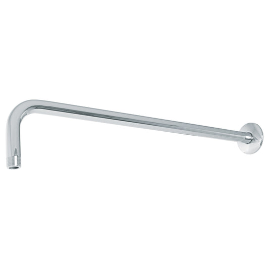 Brazo recto 50 cm con chapetón para regadera, cromo, Foset Caja con 2, 47752