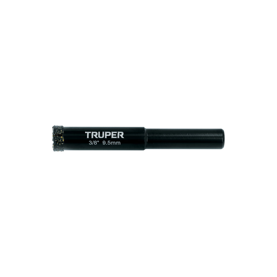 Broca diamantada 10mm (3/8'), TRUPER Caja con 2, 103434