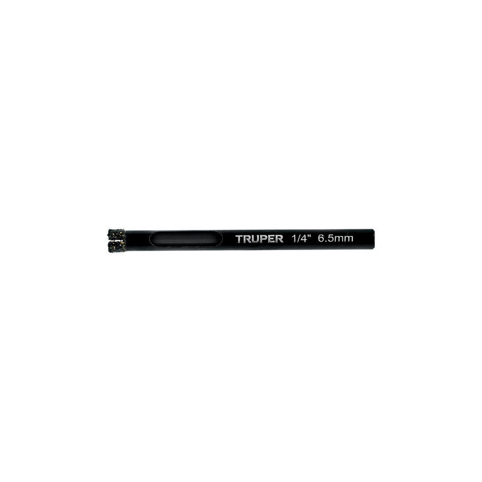 Broca diamantada 6mm (1/4'), TRUPER Caja con 2, 103432