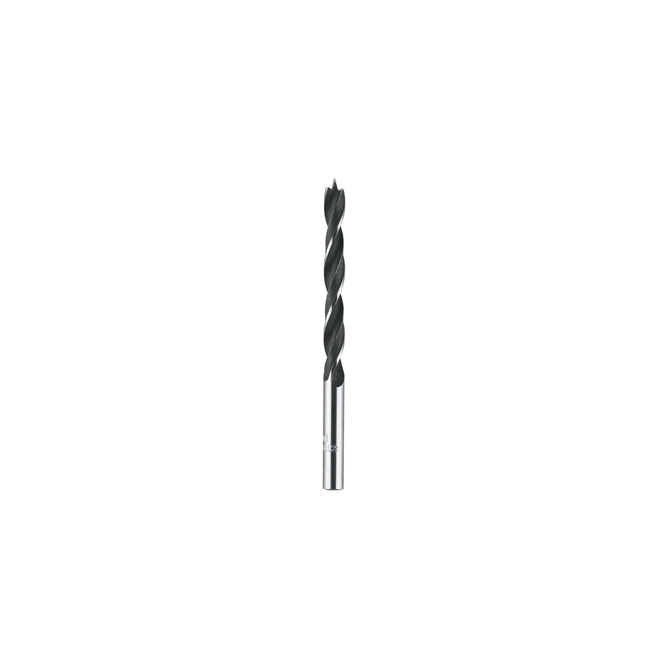 Broca con punta centradora para madera 1/4', TRUPER Caja con 12, 101691