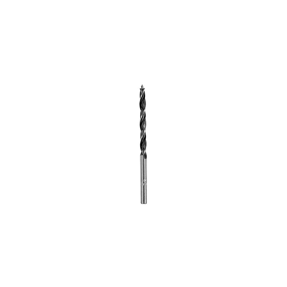 Broca con punta centradora para madera 3/16', TRUPER Caja con 12, 101629