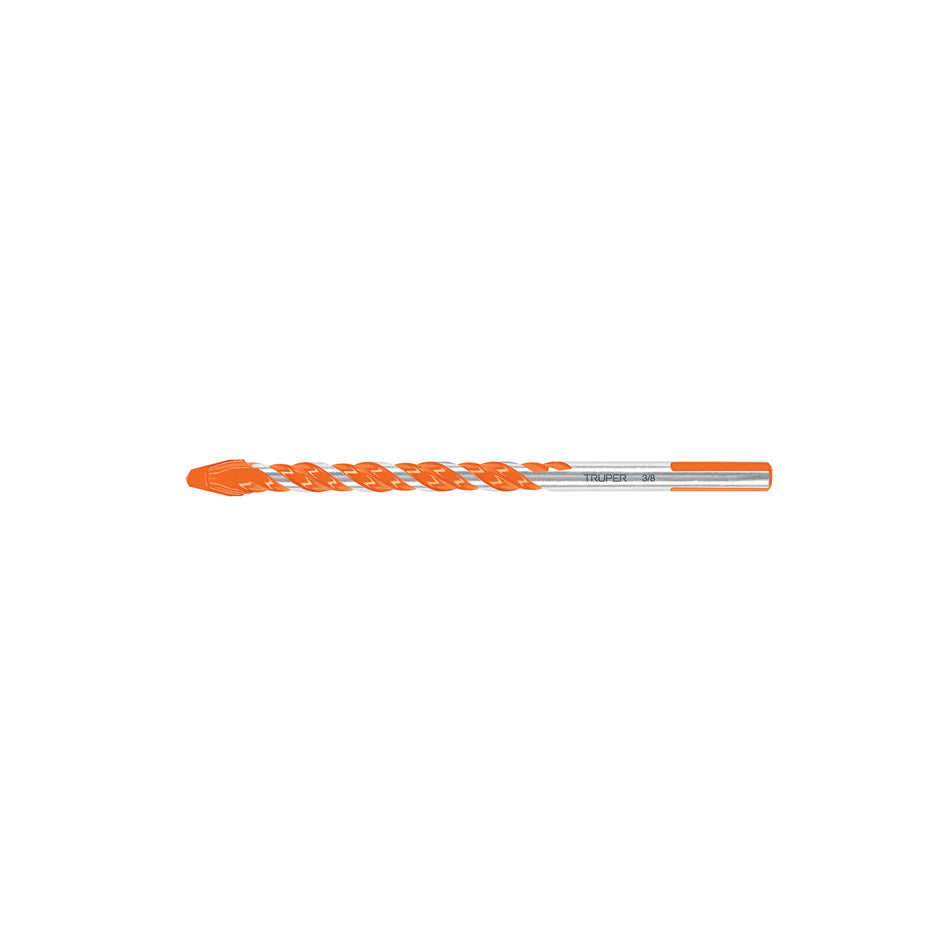 Broca multimaterial 3/8 x 6', Truper Caja con 10, 101808