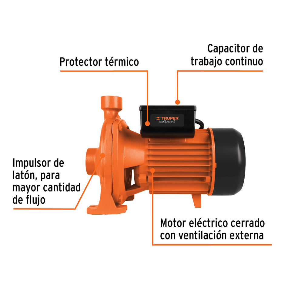 Bomba centrífuga para agua modelo europeo, 2 HP, Expert, 10066