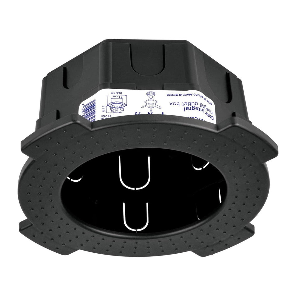 Bote integral de 8 cm, aro interno de 11 cm, Volteck Caja con 5, 48373
