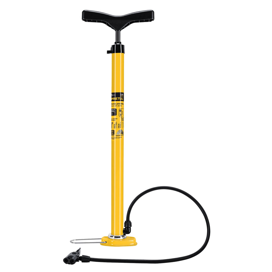 Bomba manual para inflar, 80 PSI, PRETUL Caja con 6, 21690