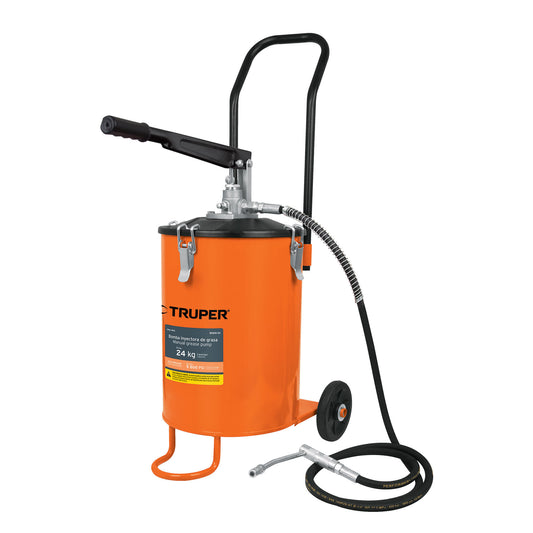 Bomba inyectora de grasa, 24 kg, Truper, 16850