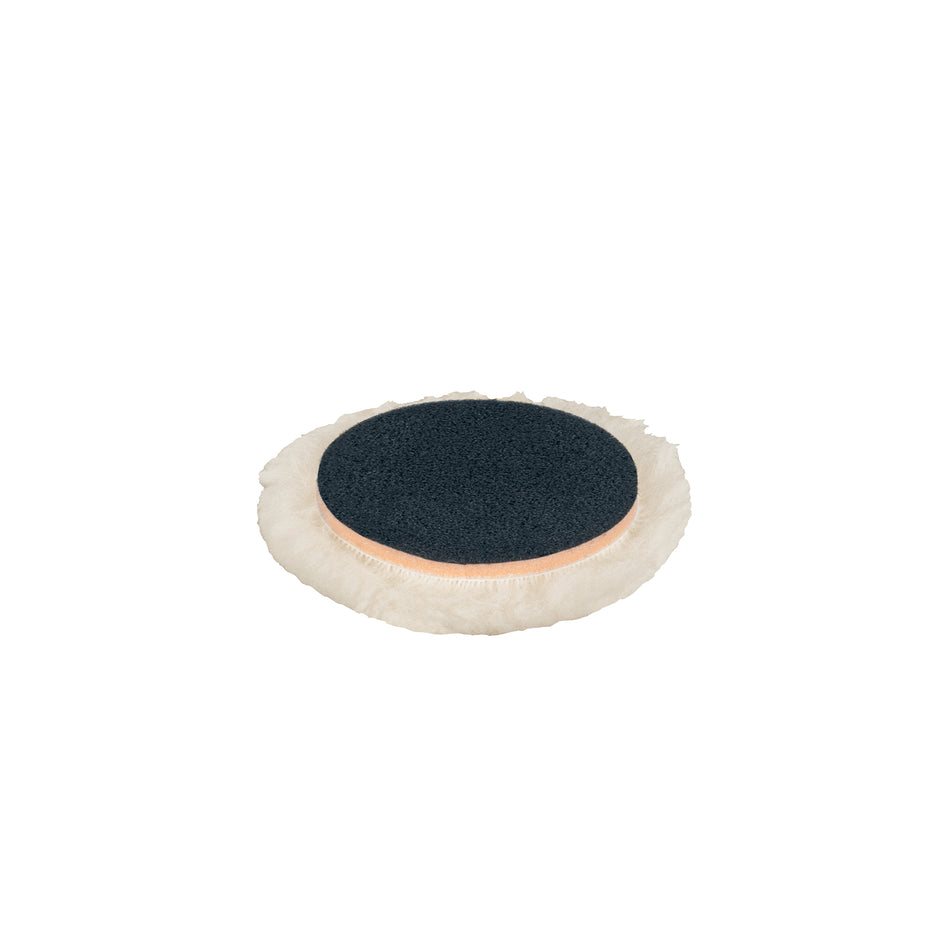Borla p/pulir de lana de 3' hook and loop, TRUPER, 104001