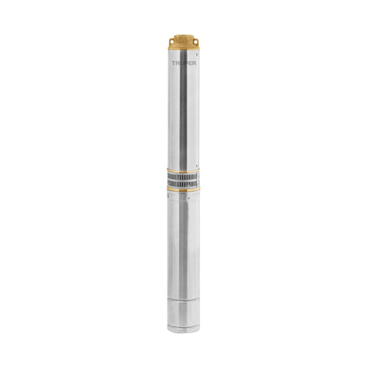 Bomba sumergible, tipo bala, 1-1/2HP, a/limpia, 220V, Truper, 102976