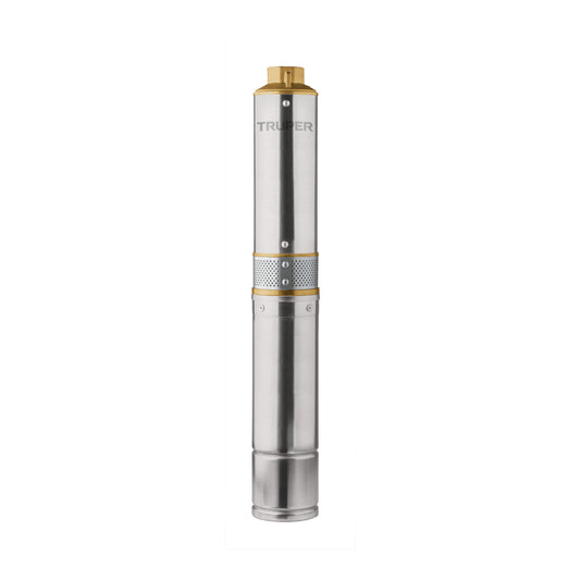 Bomba sumergible, tipo bala, 1/2 HP, a/limpia, 220V, Truper, 102974