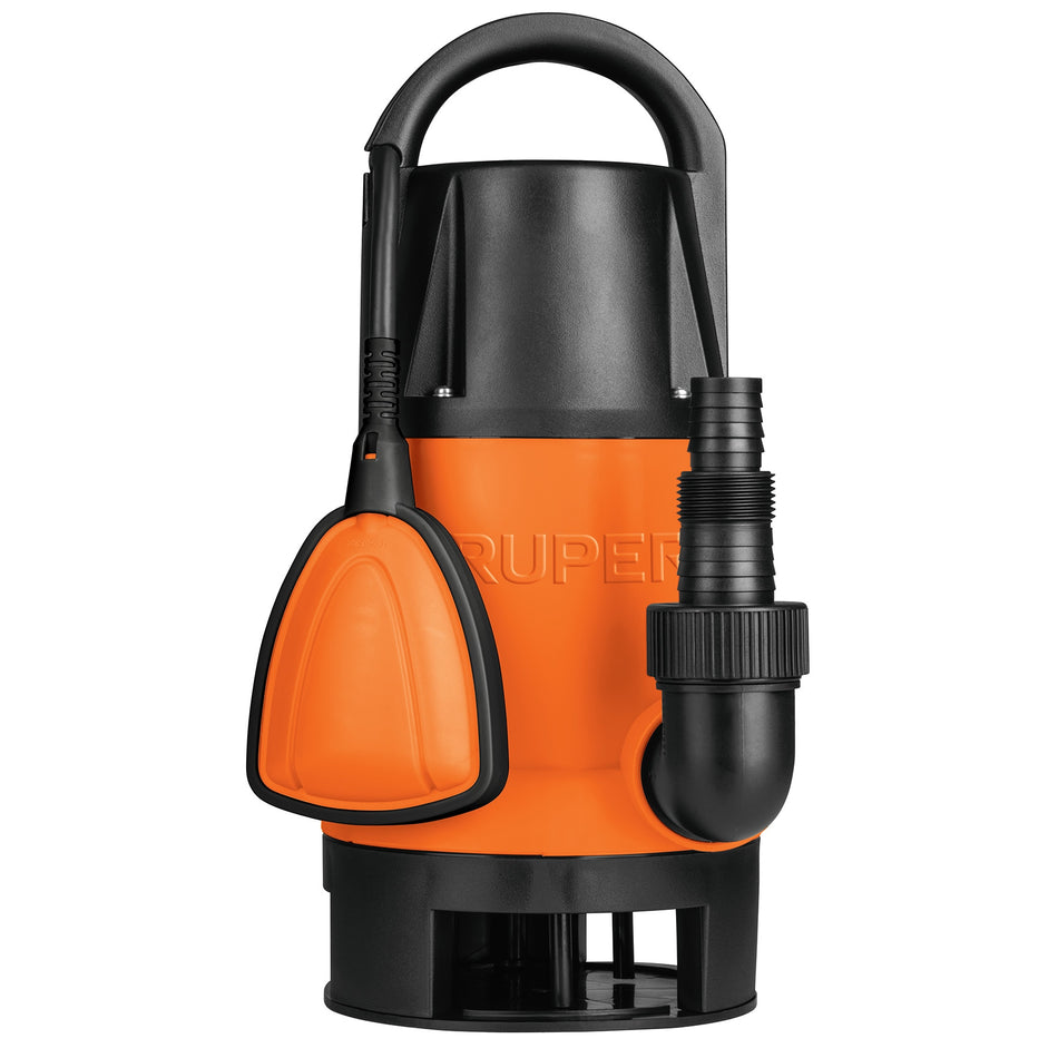 Bomba sumergible plástica, 1 HP para agua sucia, Truper, 12603