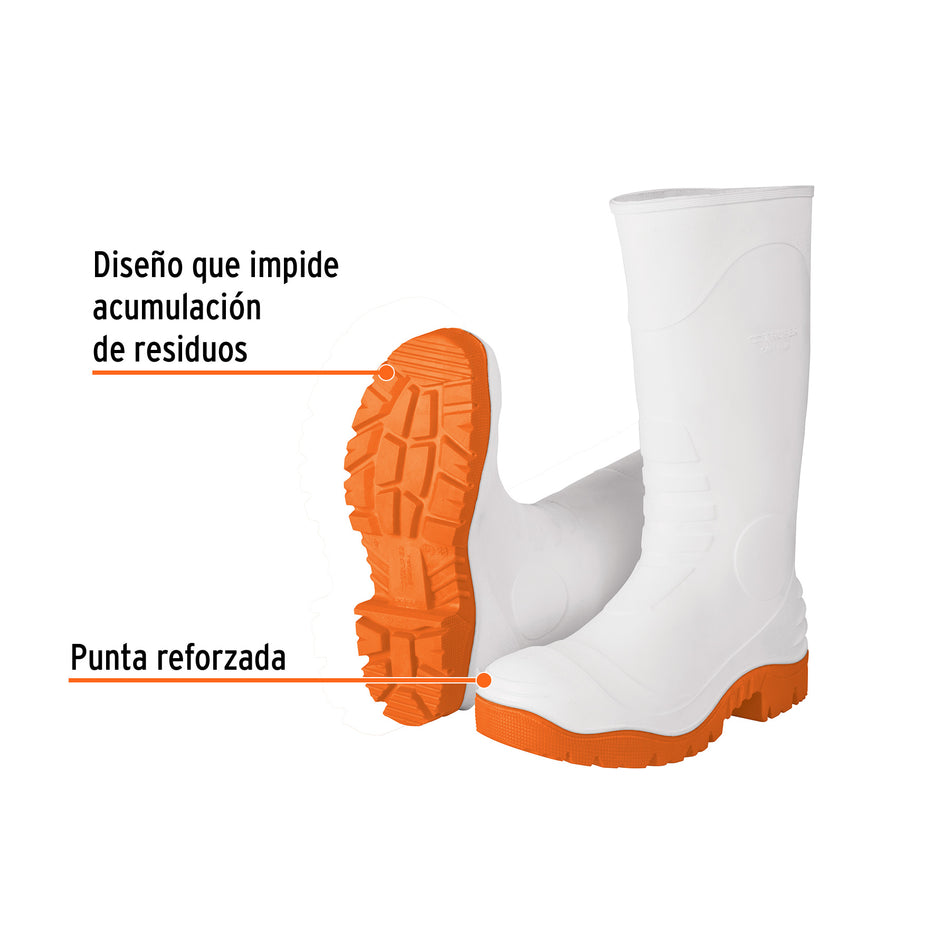 Botas sanitarias # 25, Truper Caja con 2, 17930