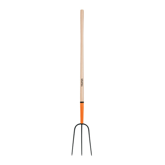 Bieldo para paja, 3 dientes, mgo largo 48', TRUPER Caja con 3, 11000