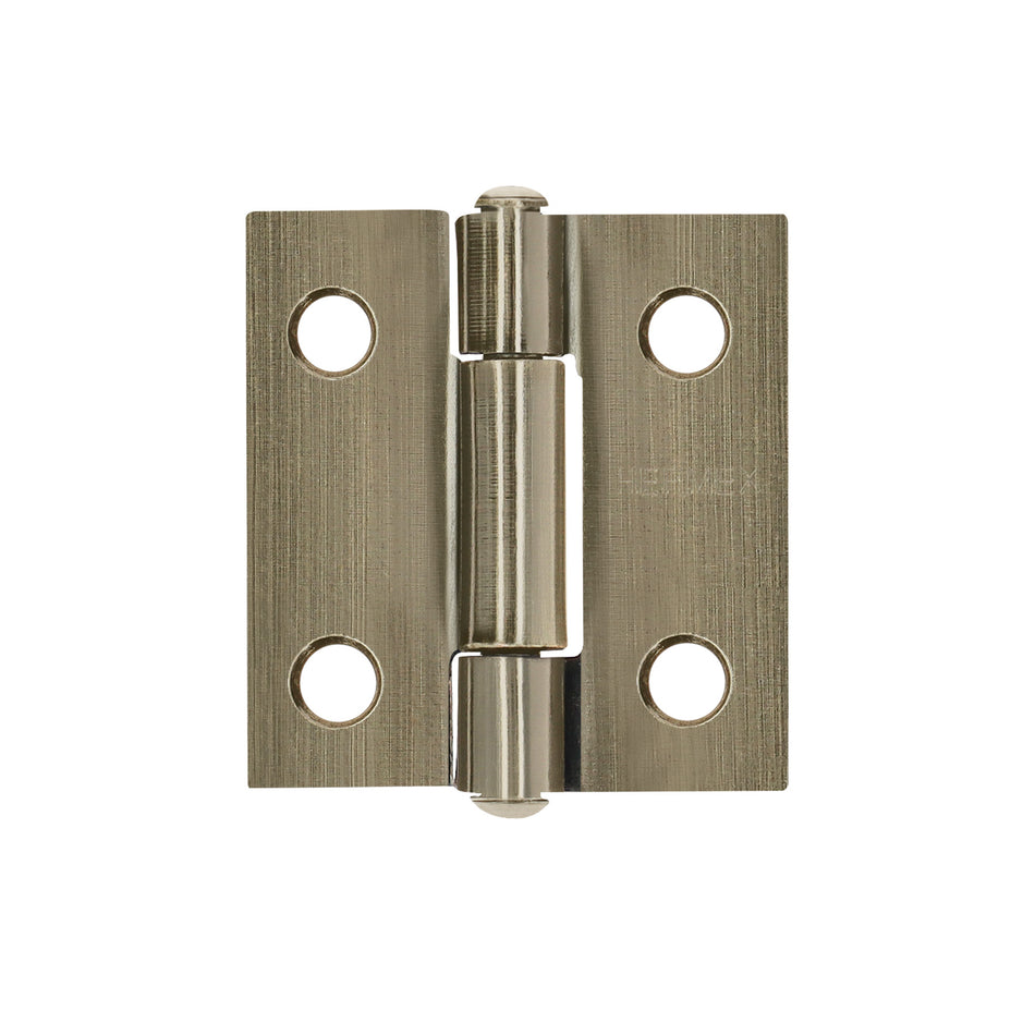 Bisagra rectangular 1' latón antiguo, Hermex Caja con 20, 46909