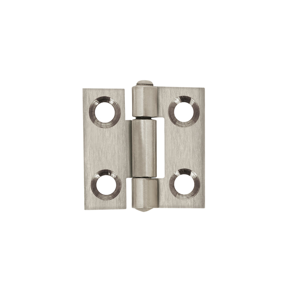 Bisagra rectangular 1' acero inoxidable, Hermex Caja con 10, 43199