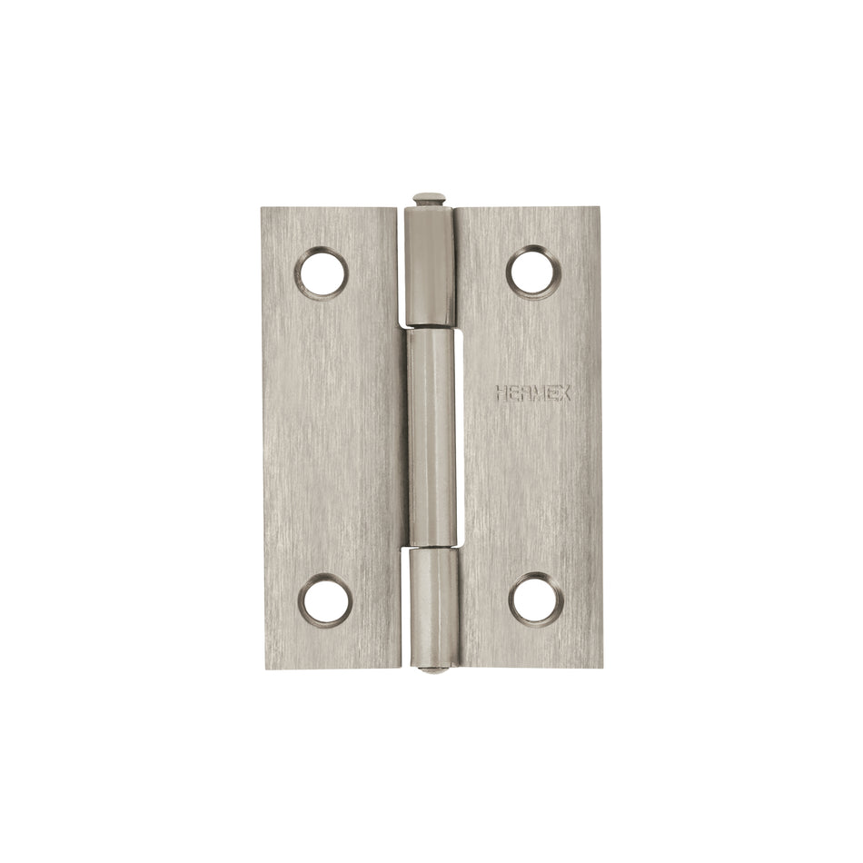 Bisagra rectangular 2' acero inoxidable, Hermex Caja con 10, 43201