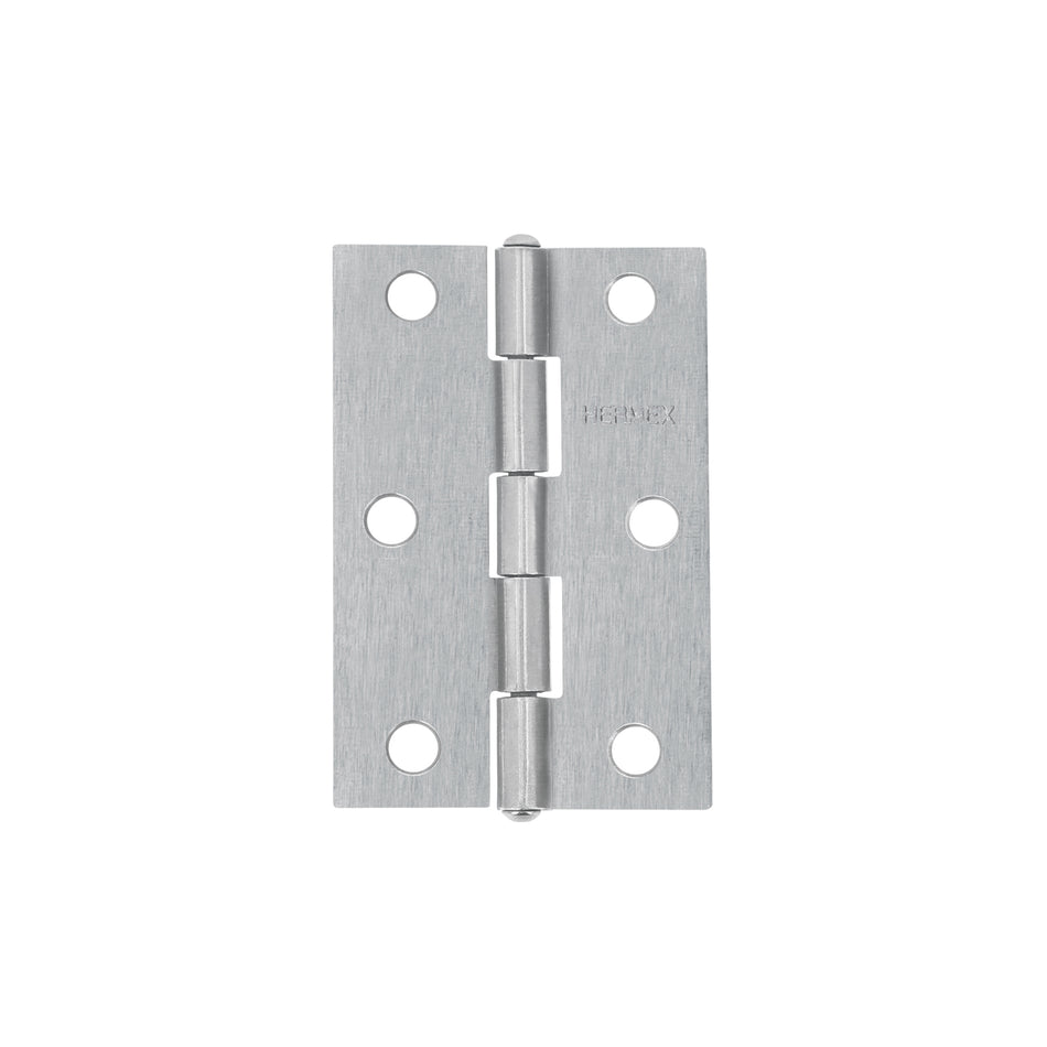 Bisagra rectangular 2-1/2' acero pulido, Hermex Caja con 20, 43188