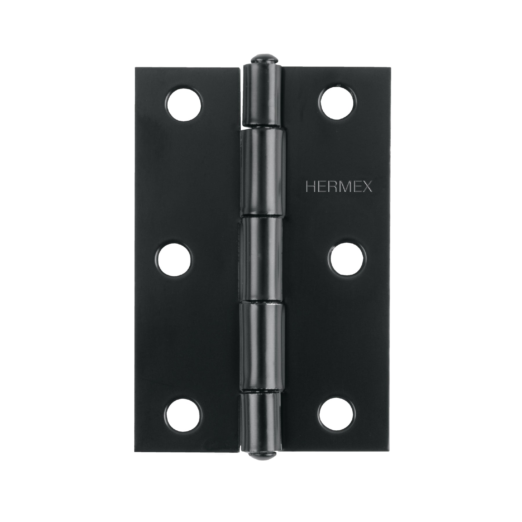 Bisagra rectangular 3-1/2' negra, Hermex, 45637