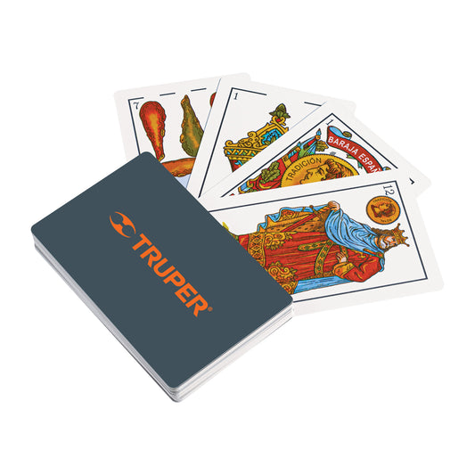 Baraja española de 40 cartas, Truper Caja con 4, 61138